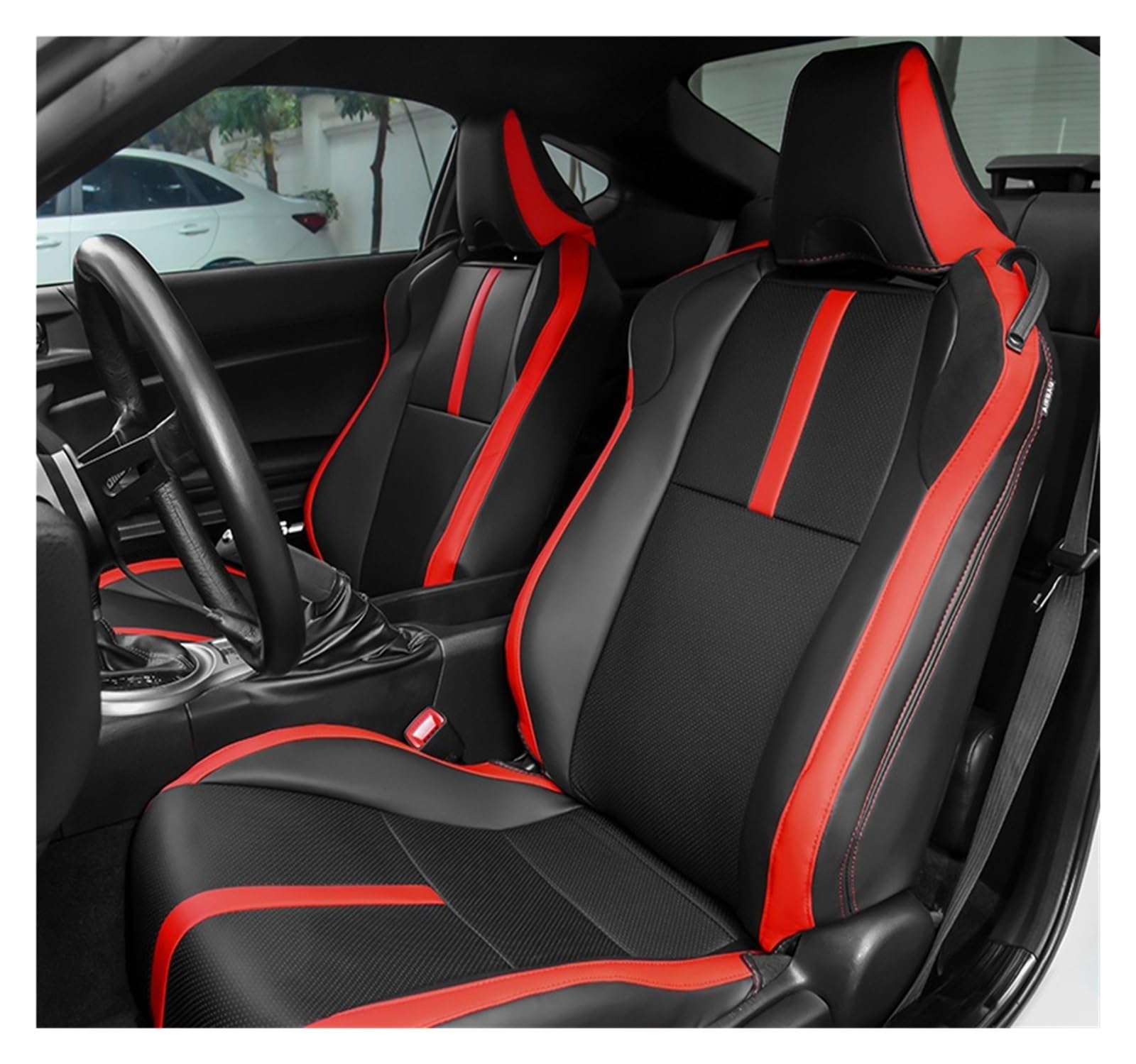 Auto Sitzbezüge Für Toyota Für GR86 Für Subaru Für BRZ 2013 2014 2015 2016 2017 2018 2019 Auto Sitze Abdeckung Schutz Kissen Pad Autositzschoner(A Front Seats) von NingRuiBhd