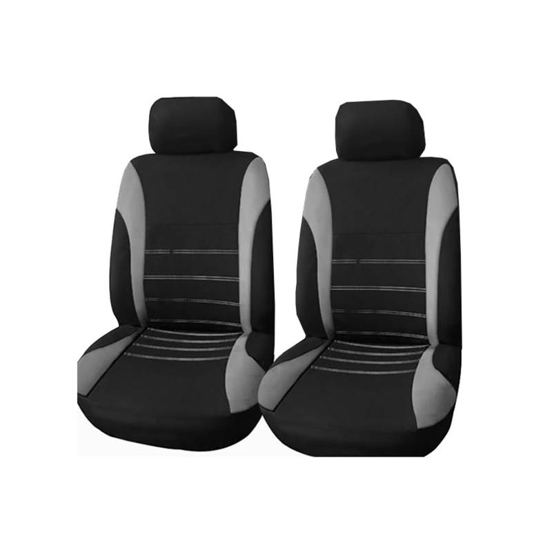 Auto Sitzbezüge Universelles Auto-Vordersitzbezug-Schutz-Set Für Vauxhall Für Corsa Autositzschoner(Gray 2 Pieces) von NingRuiBhd