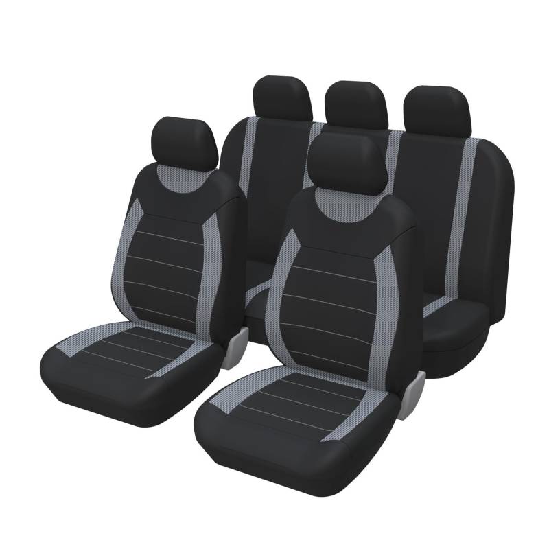 Auto Sitzbezüge Vorne/Hinten Auto Sitz Abdeckung Seat Protector Für Buick Für Enclave Für Encore Für Lacrosse Für Excelle Für Regal Autositzschoner(D-Grey) von NingRuiBhd