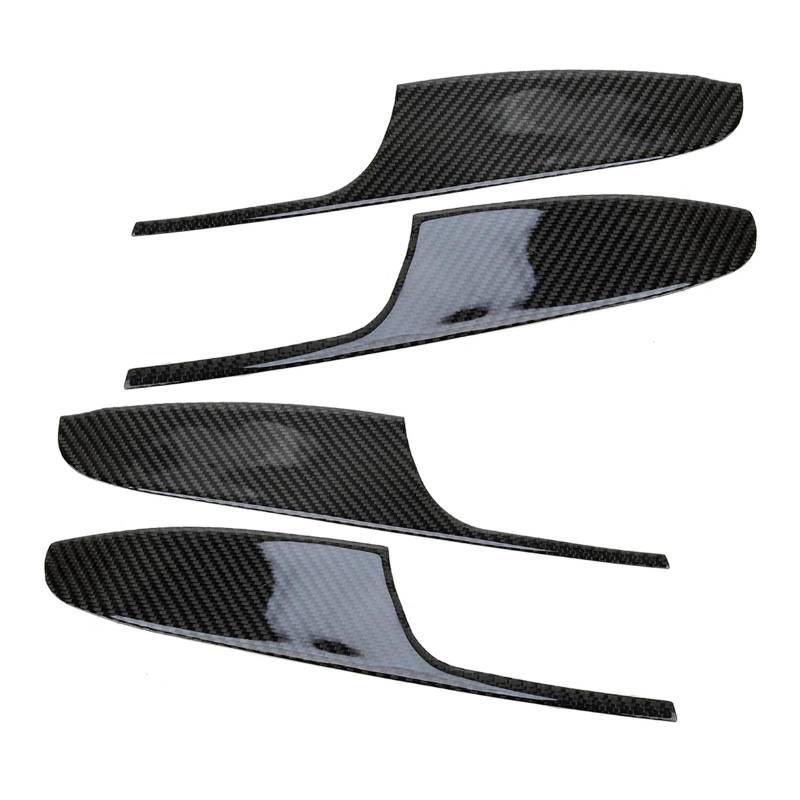 Mittelkonsolenverkleidung 4 Stücke Schwarz Carbon Fiber Auto Vorne Hinten Links Rechts Tür Armlehne Panel Abdeckung Trim Für Accord 2013 2014 2015 2016 2017 Navigation Panel Trim von NingRuiBhd