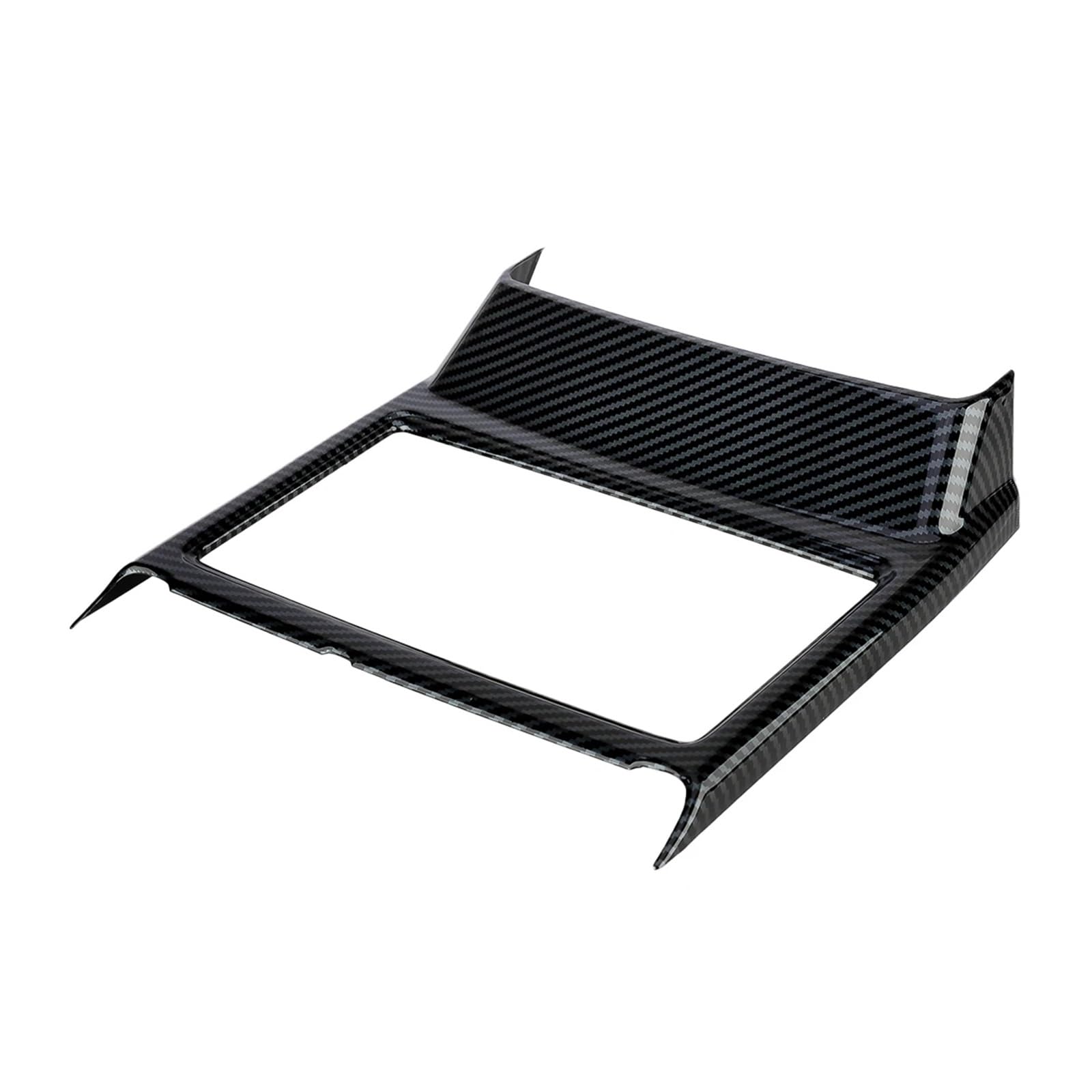 Mittelkonsolenverkleidung Auto Center Console Wasserbecherhalter Panel Abdeckung Trim Schwarz Carbon Fiber Stil Für Für Outlander 2022 2023 Navigation Panel Trim von NingRuiBhd