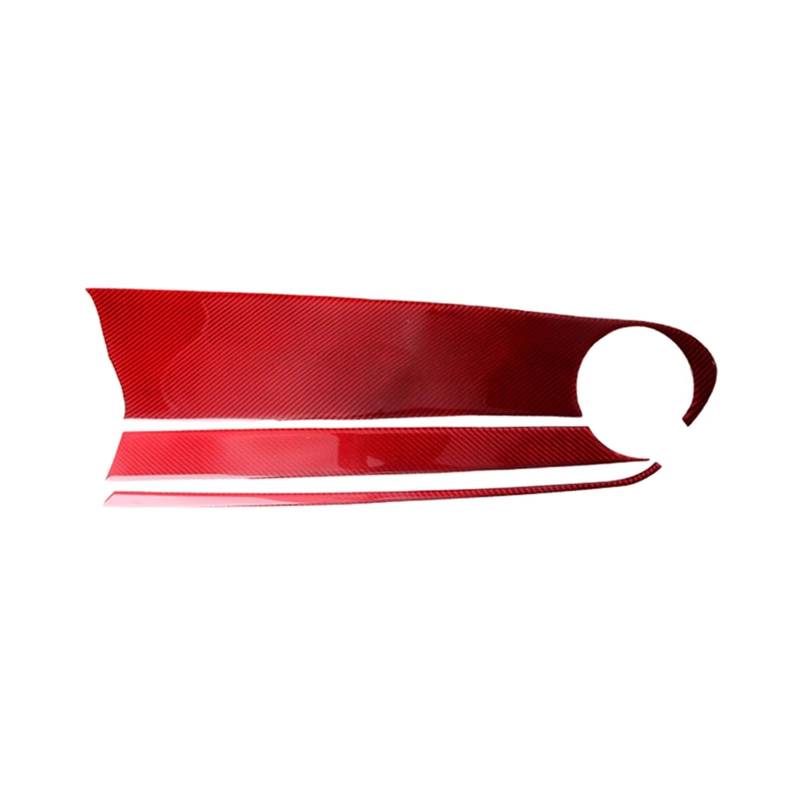 Mittelkonsolenverkleidung Auto-Innenraum-Armaturenbrett-Rahmenabdeckung Zieraufkleber Für Chevrolet Für Camaro 2016 2017 2018 2019 2020 Navigation Panel Trim(Red) von NingRuiBhd