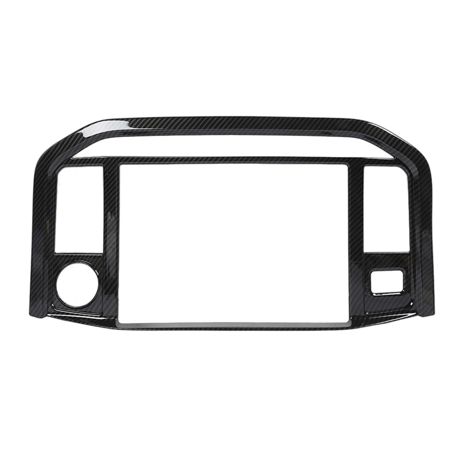 Mittelkonsolenverkleidung Auto Interior Center Console Getriebe Shift Panel Rahmen Abdeckung Trim Für Ford Für F 150 2021 2022 2023 Navigation Panel Trim(Carbon Fiber Look) von NingRuiBhd