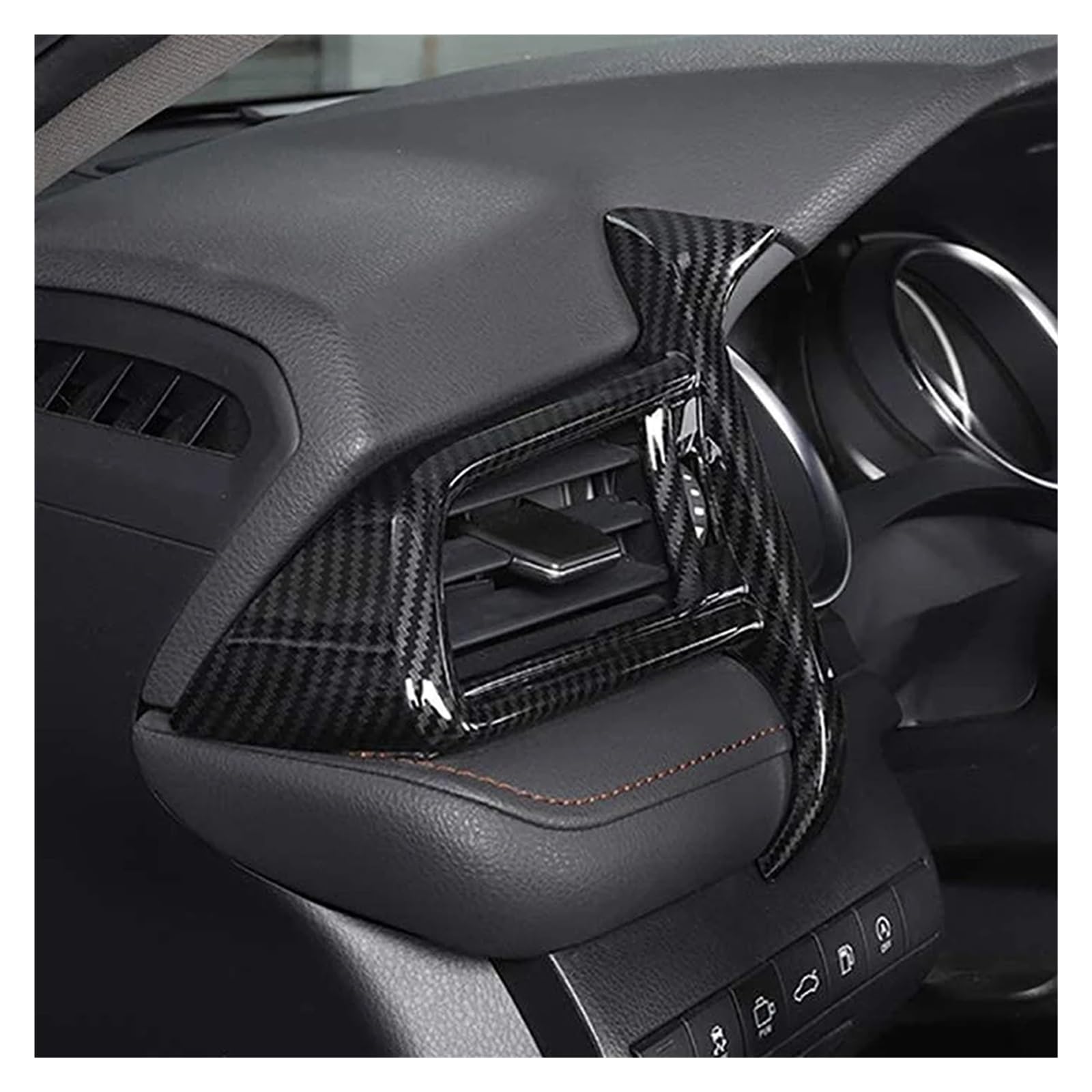 Mittelkonsolenverkleidung Auto Vorne Links Seitenkonsole Air Vent Outlet Abdeckung Zierrahmen Für Toyota Für Camry 2018 2019 2020 2021 2022 2023 Navigation Panel Trim von NingRuiBhd