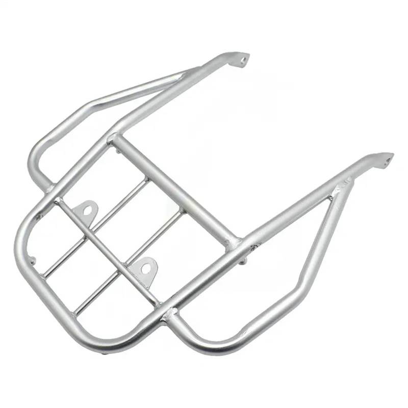 Motorrad Hinterer Gepäckträger Für CRM250 Motorrad Metall Hinten Sitz Gepäck Regal Rack Armlehne Unterstützung Fracht Regal Satteltasche Halterung Moto Gepäckträger(Silver) von NingRuiBhd