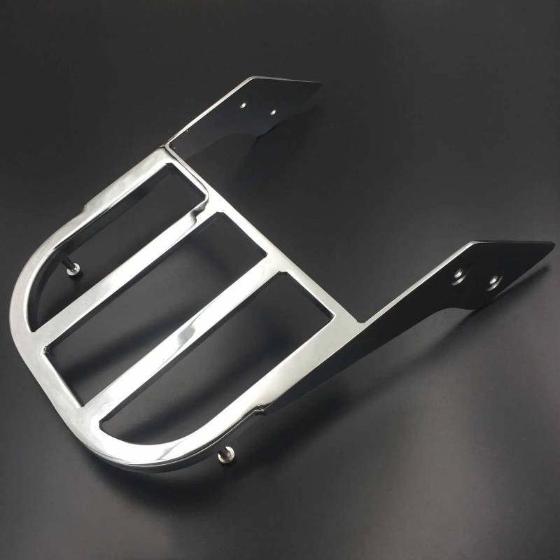 Motorrad Hinterer Gepäckträger Für Für V-Star 1100 2000 2001 2002 2003 2004 2005 2006 2007 2008 2009 Motorrad Chrom Aluminium Gepäck Rack Moto Gepäckträger von NingRuiBhd