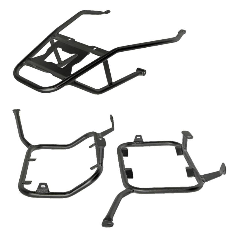 Motorrad Hinterer Gepäckträger Für XADV 750 Für XADV750 2017 2018 2019 2020 Gepäck Rack Motorrad Stamm Fall Satteltasche Packtaschen Halterung Moto Gepäckträger(Black) von NingRuiBhd