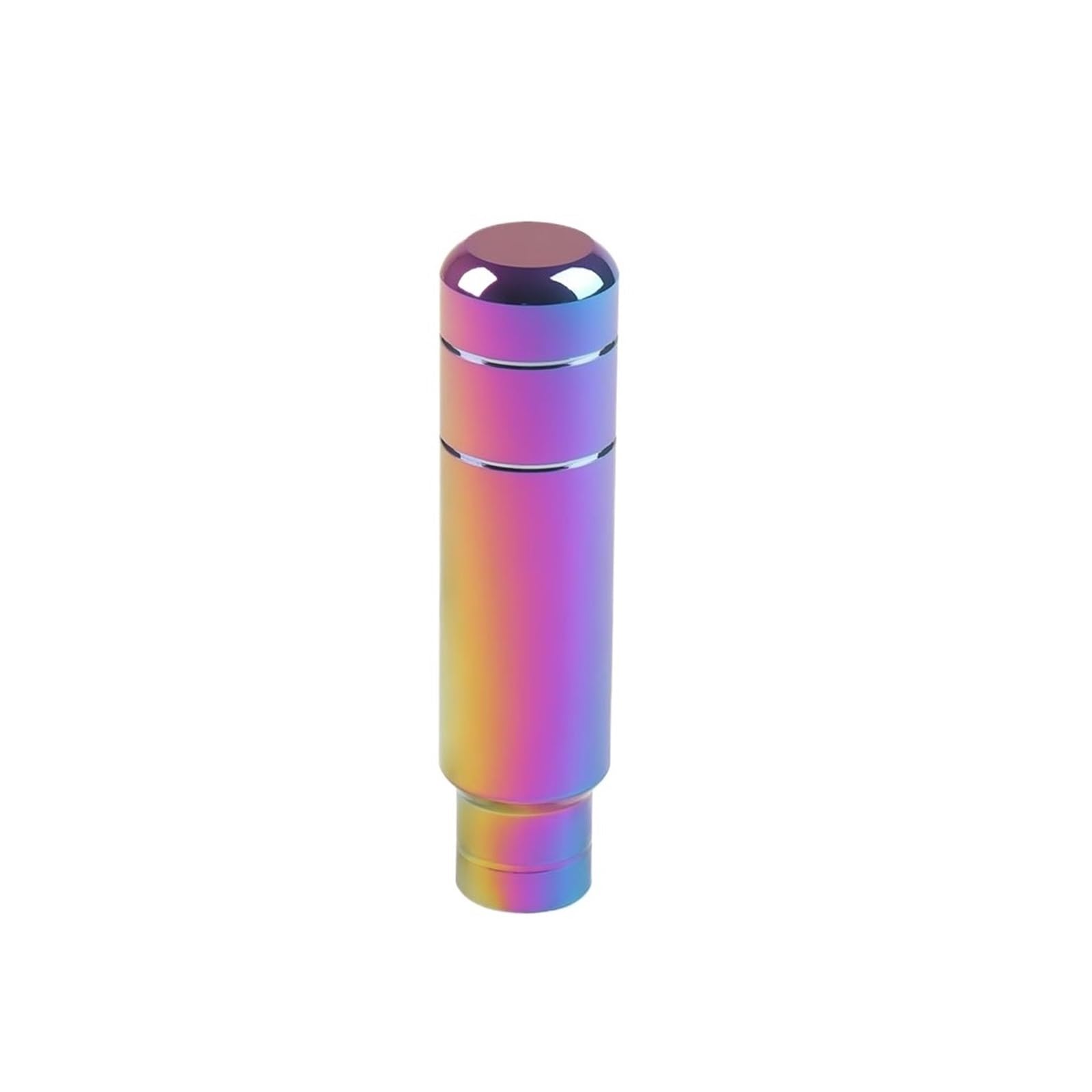 Schaltknauf Abdeckung 90MM 130MM 180MM Universal Schaltknauf Schaltgetriebe Aluminium Schalthebelknauf Neo Chrome Bläuen Und Vergolden Auto Schaltknauf Abdeckung(130mm Neo Chrome) von NingRuiBhd