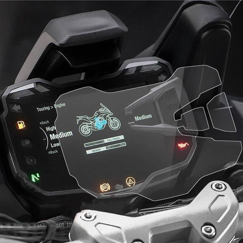 Tacho Schutzfolie Für Ducati Für Multistrada 950 1200 1200S 1260S 2015-2018 Cluster Screen Dashboard Schutz Instrument Film(Quantity- 4) von NingRuiBhd