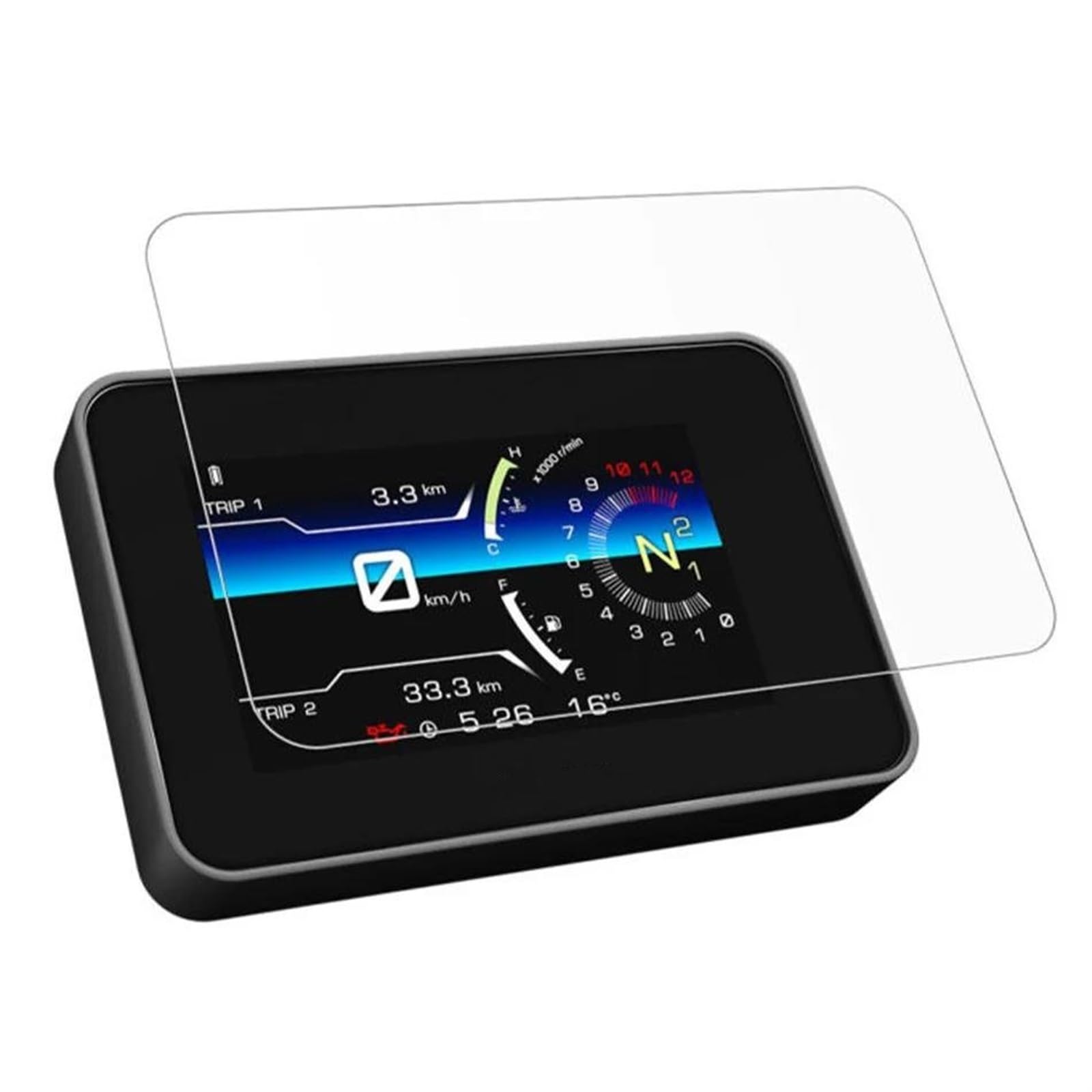 Tacho Schutzfolie Für Für Tracer 7 Für Tracer 7GT 2023 Dashboard Screen Protector Film Instrument Schutz Filme von NingRuiBhd