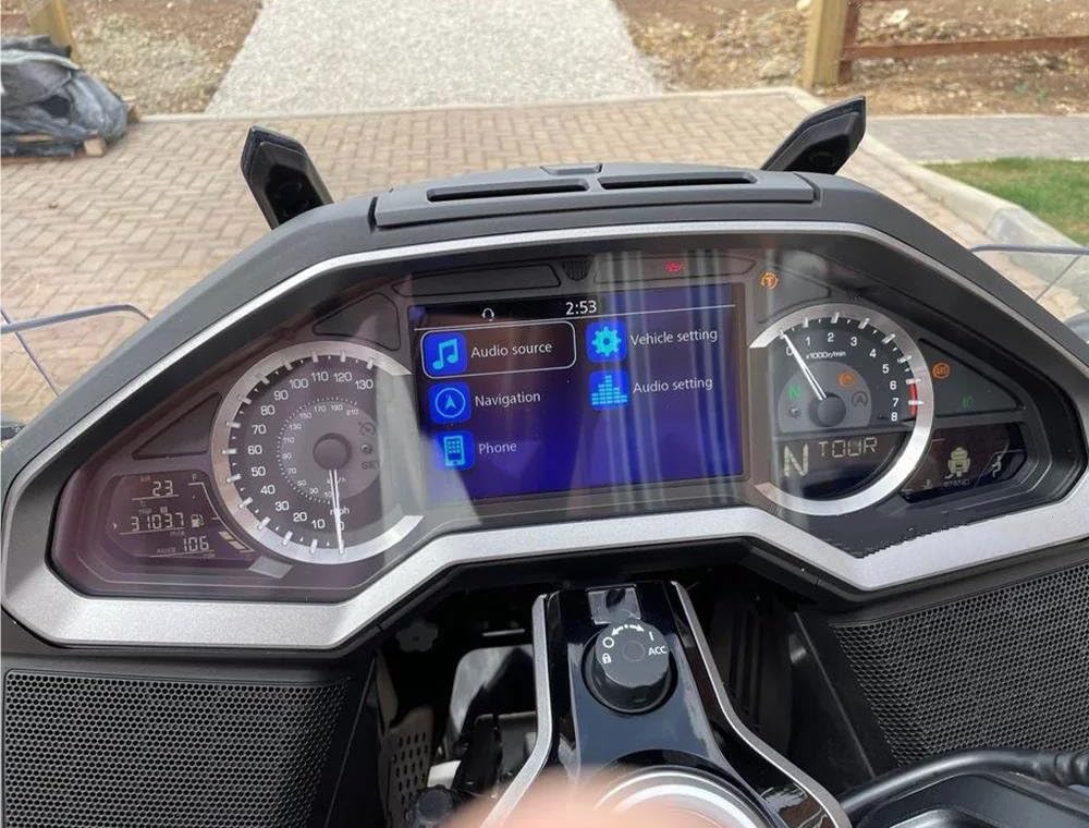 Tacho Schutzfolie Für Goldwing Für GL1800 Dashboard Screen Protector TPU Instrument Film Nachrüstung Teil von NingRuiBhd