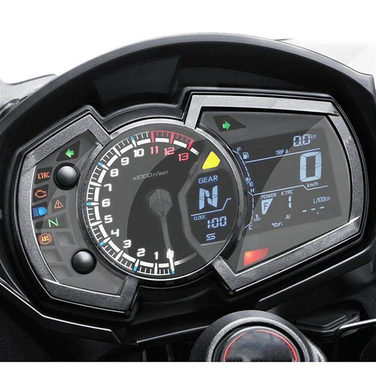 Tacho Schutzfolie Für Kawasaki Für Ninja 650 1000 2017 2018 2020 TPU Instrument Dashboard Screen Protector Aufkleber Motorrad von NingRuiBhd