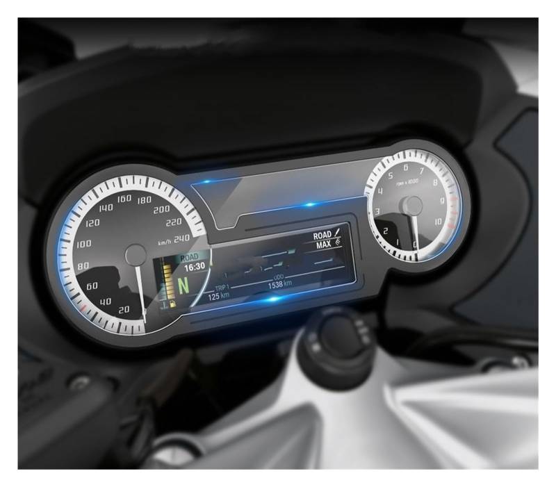 Tacho Schutzfolie Motorrad Scratch Cluster Dashboard Schutz Film Für R1250RT Für R1200RT Für LC 2014 2015 2016 2017 2018 2019 2020 Motorrad Instrumentenfilm(Quantity- 2) von NingRuiBhd