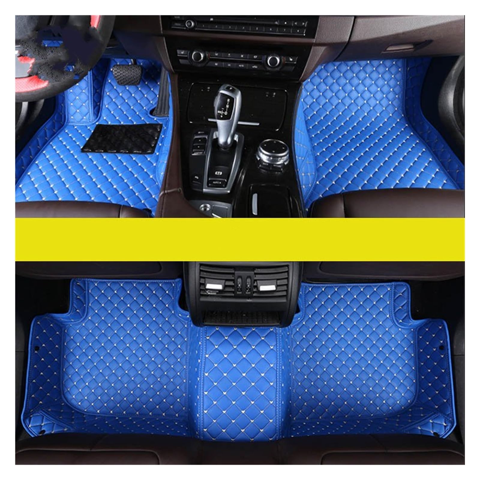 Van-Fußmatten Auto-Fußmatten Für Suzuki Für Grand Für Vitara 2005 2006 2007 2008 2009 2010 2011 2012 2013 2014 2015 2016 2017 2018 2019 2020 2021 2022 Automatten-Set(Blue) von NingRuiBhd