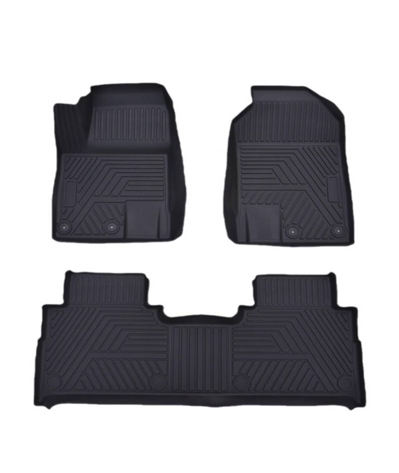 Van-Fußmatten Auto-Fußmatten Matte Innenausstattung Autos Teile TPU Für Chery Für Jetour Für Traveller Für T2 2023 Automatten-Set(3Pcs) von NingRuiBhd