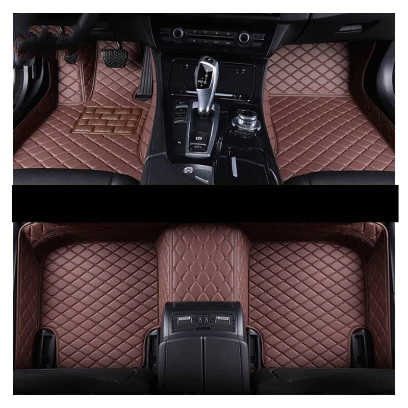 Van-Fußmatten Auto-Fußmatten Teppichboden Liner Leder Für HAVAL Für F5 Für H5 Für H7 Für M6 Automatten-Set(Coffee) von NingRuiBhd