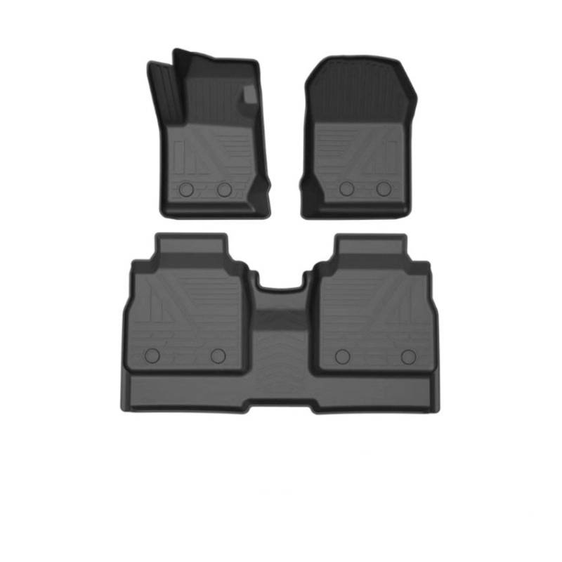 Van-Fußmatten Auto-Kofferraummatten Cargo Liner Matte Wasserdicht Anti-Rutsch-Fußpolster Für GWM Für POER Für Cannon Ute P Serie 2019 2020 2021 2022 Automatten-Set(LHD Style B) von NingRuiBhd