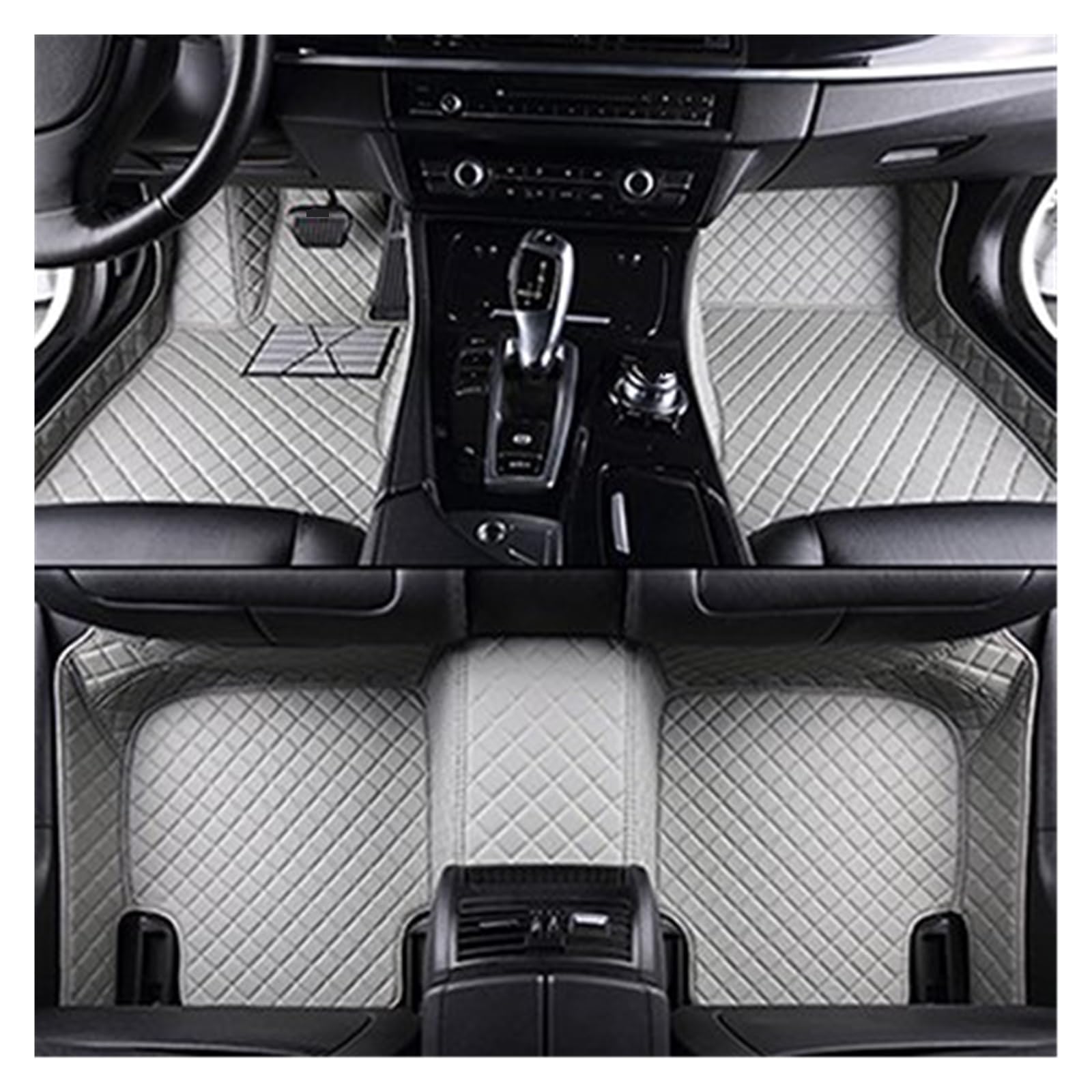 Van-Fußmatten Benutzerdefinierte 3D-Volldeckung Auto-Bodenmatte Fußteile Deckt Panel Liner Für Marvel Für R 2021 2022 2023 Ab Automatten-Set(Gray) von NingRuiBhd