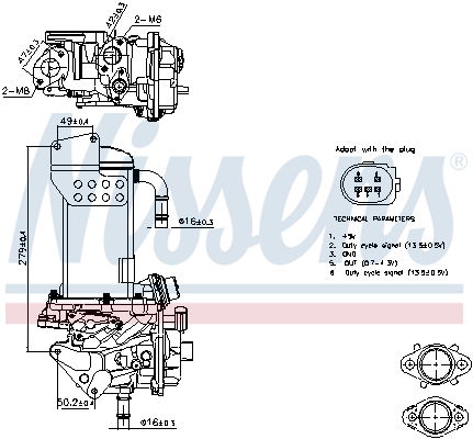 AGR-Modul Nissens 98325 von Nissens