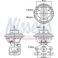 AGR Ventil NISSENS 98477 von Nissens