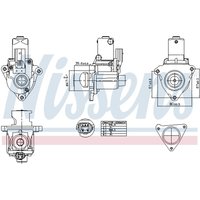 AGR Ventil NISSENS 98510 von Nissens