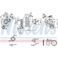 Abgasturbolader NISSENS NIS 93323 von Nissens