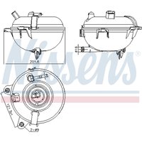 Ausgleichsbehälter, Kühlmittel NISSENS 996130 von Nissens