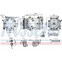 Klimakompressor NISSENS 890780 von Nissens