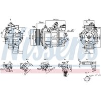 Klimakompressor NISSENS 890893 von Nissens