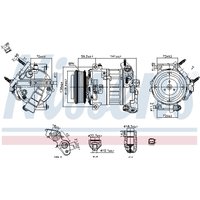 Klimakompressor NISSENS KLIMA NIS 890796 von Nissens