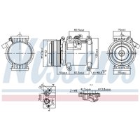 Klimakompressor NISSENS KLIMA NIS 891011 von Nissens