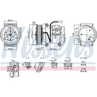 Klimakompressor NISSENS NIS 890957 von Nissens