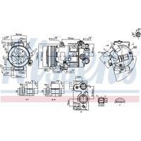 Kompressor, Klimaanlage NISSENS 890420 von Nissens