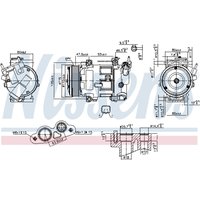 Kompressor, Klimaanlage NISSENS 890606 von Nissens