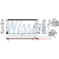 Kondensator, Klimaanlage NISSENS 940829 von Nissens