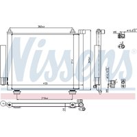 Kondensator, Klimaanlage NISSENS 940315 von Nissens