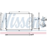 Kondensator, Klimaanlage NISSENS 940961 von Nissens