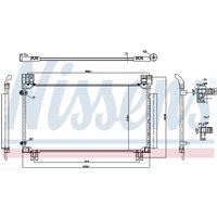 Kondensator, Klimaanlage NISSENS 941277 von Nissens