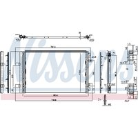 Kondensator, Klimaanlage NISSENS NIS 941283 von Nissens