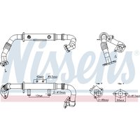 Kühler, Abgasrückführung NISSENS 989428 von Nissens