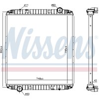 Kühler, Motorkühlung NISSENS 6063730 von Nissens