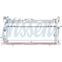 Kühler, Motorkühlung NISSENS 60986 von Nissens