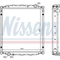 Kühler, Motorkühlung NISSENS 62876A von Nissens