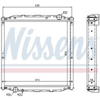 Kühler, Motorkühlung NISSENS 62877A von Nissens