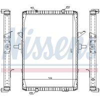 Kühler, Motorkühlung NISSENS 63775A von Nissens