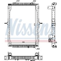 Kühler, Motorkühlung NISSENS 63786 von Nissens