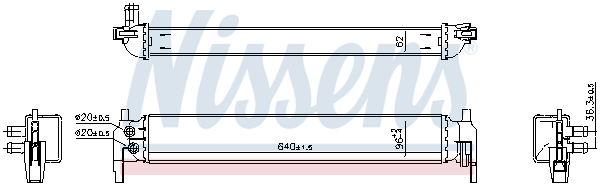 Kühler, Motorkühlung Nissens 606395 von Nissens