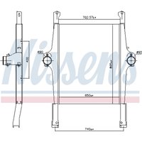 Ladeluftkühler NISSENS 97022 von Nissens