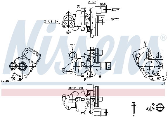 Lader, Aufladung Nissens 93119 von Nissens