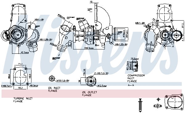 Lader, Aufladung Nissens 93205 von Nissens